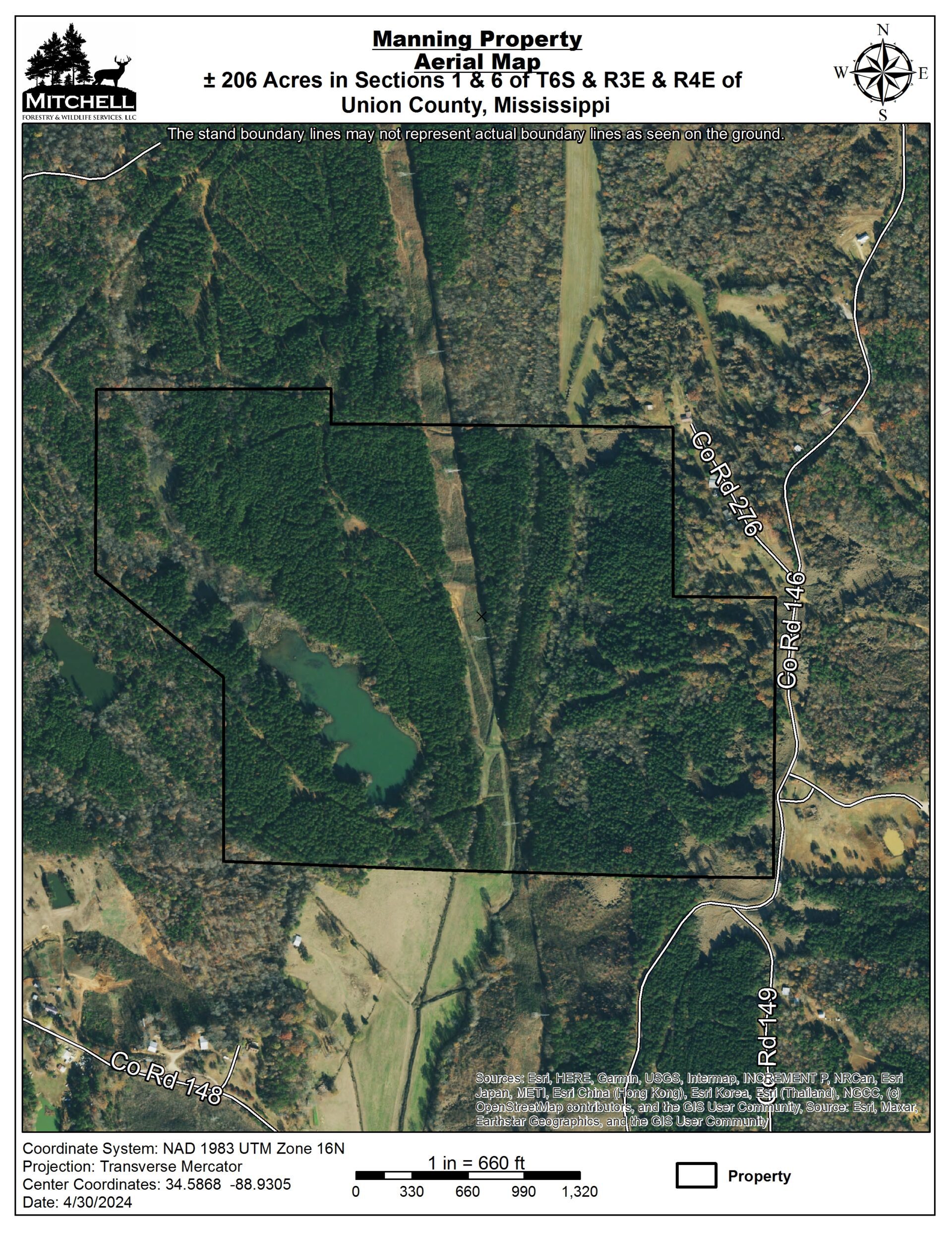 Mississippi Land For Sale Manning Property